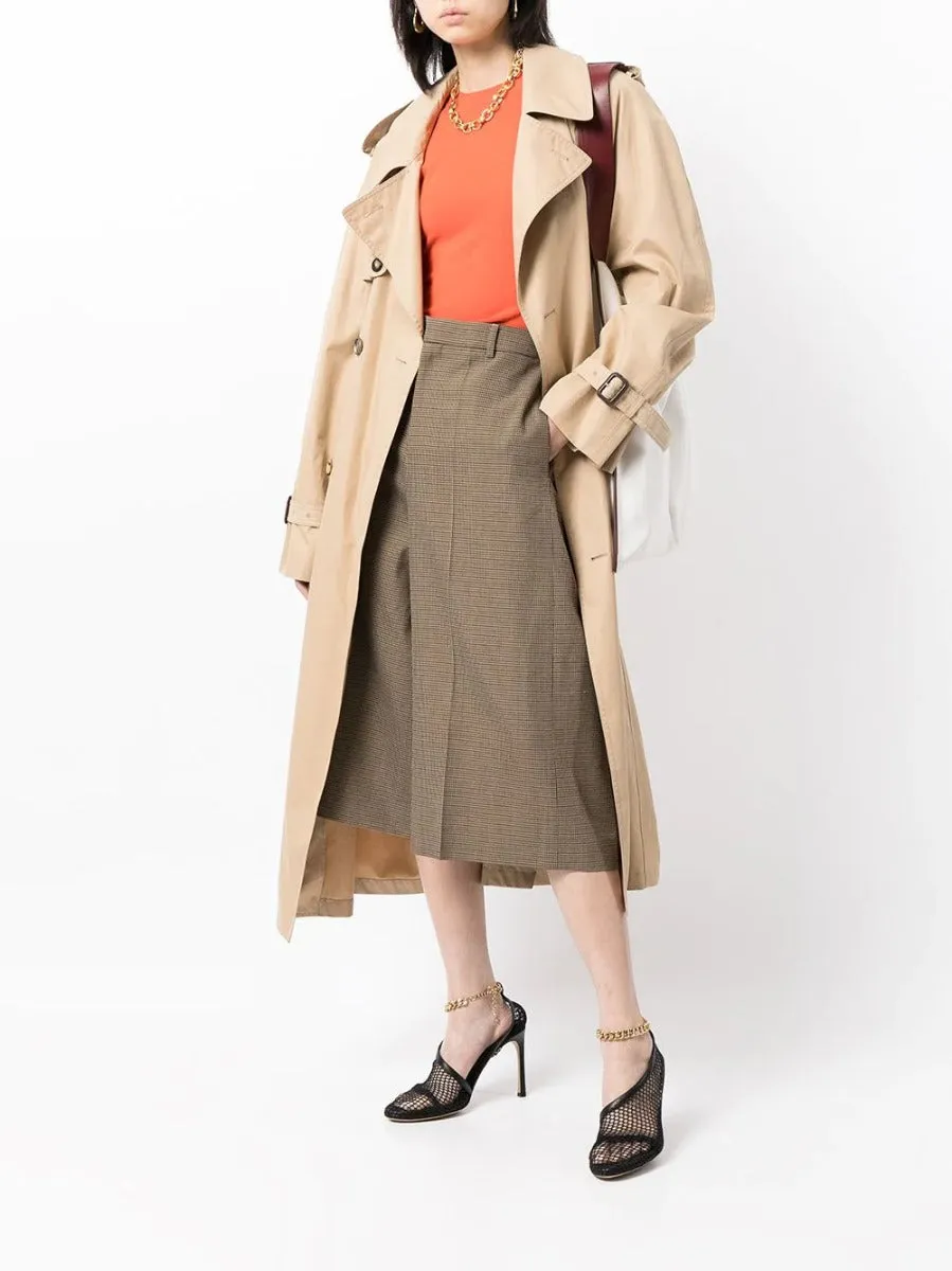 2019 Check Wool Culottes