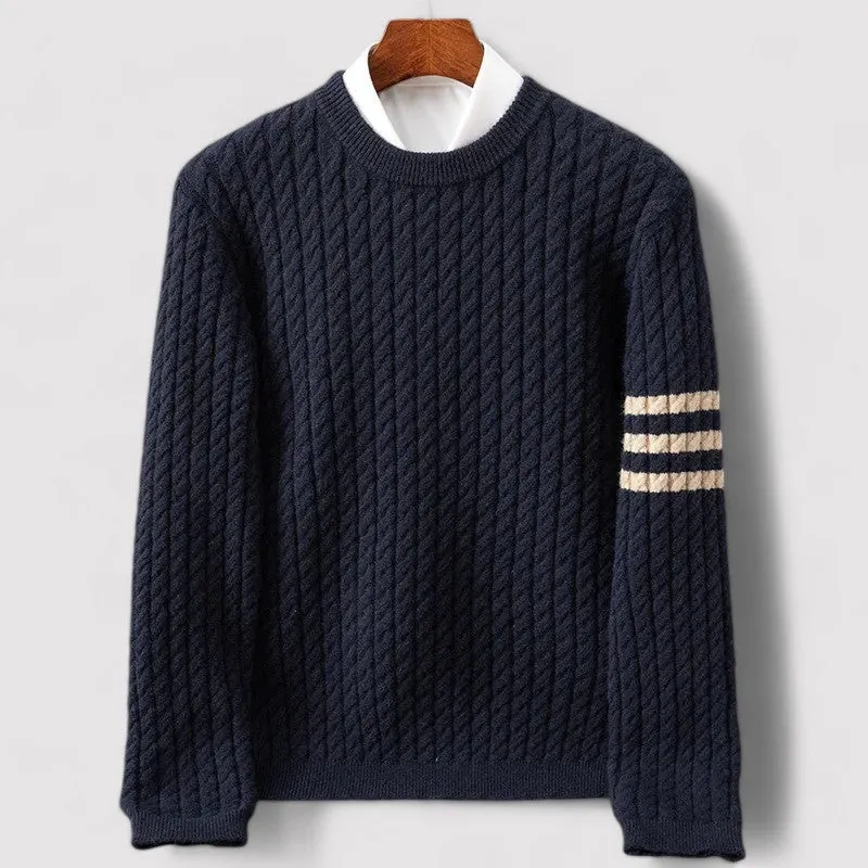 Ancien | Cable Knit Wool Sweater