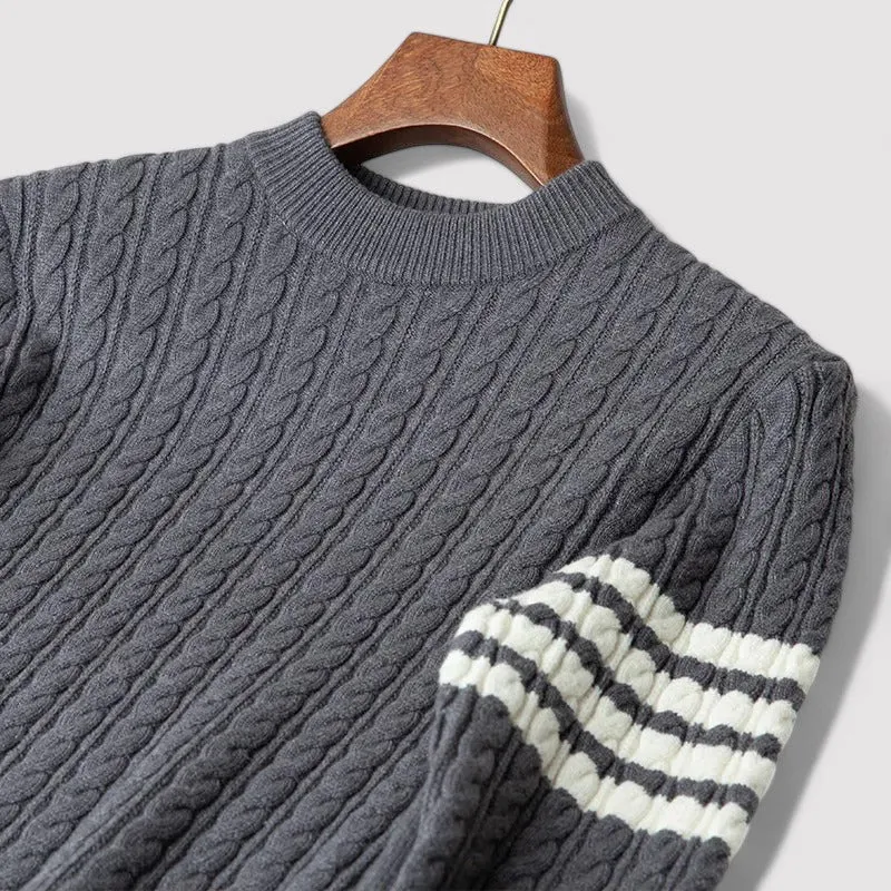 Ancien | Cable Knit Wool Sweater