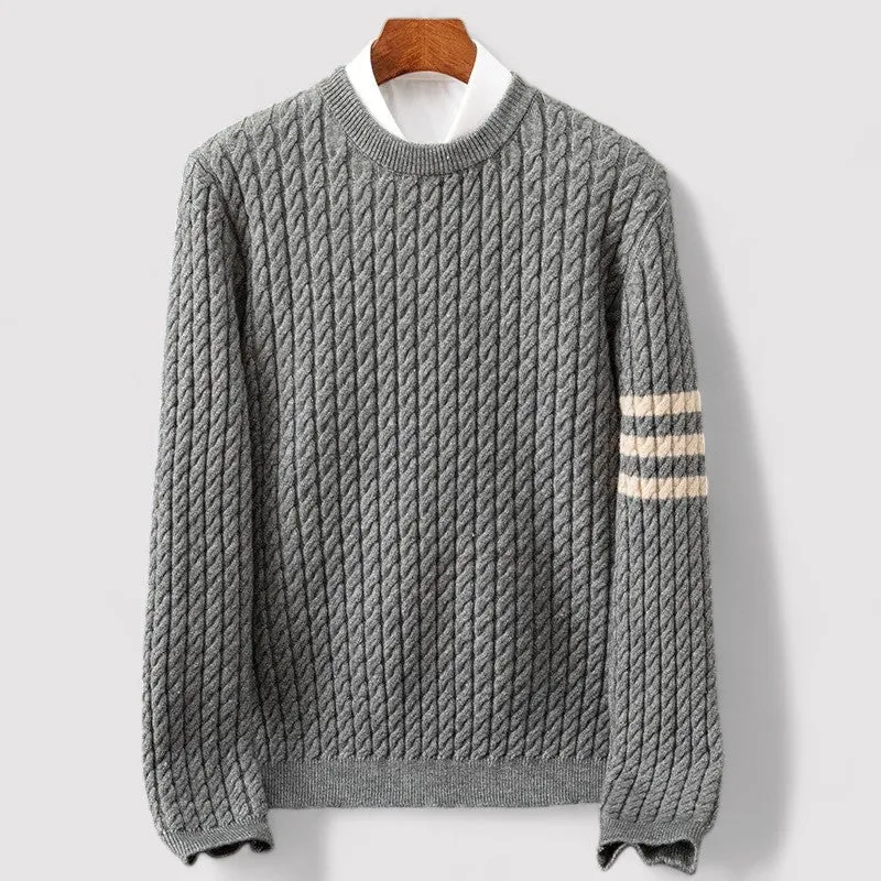 Ancien | Cable Knit Wool Sweater