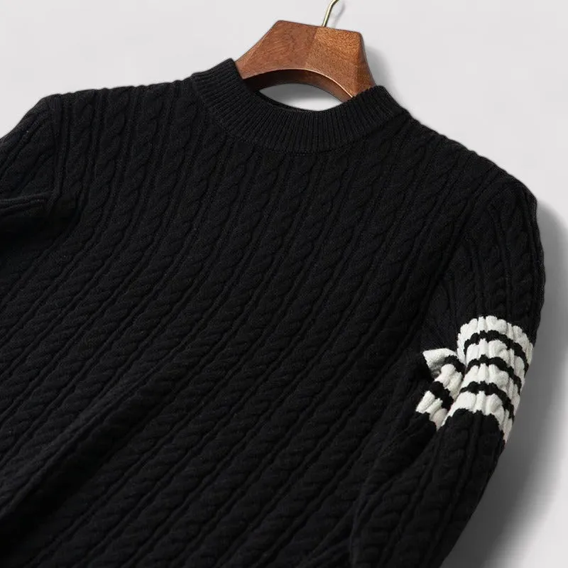 Ancien | Cable Knit Wool Sweater