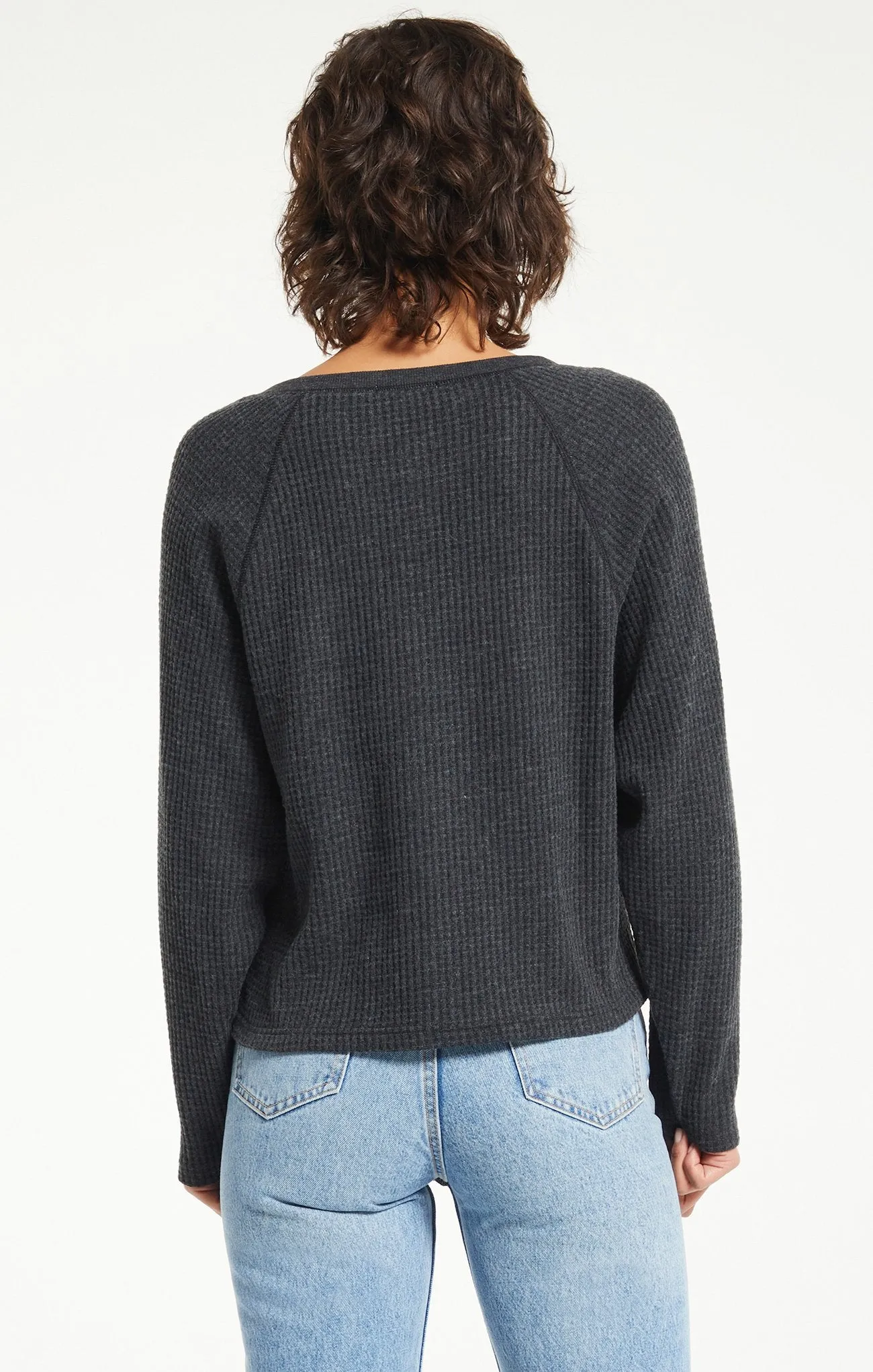 Devon Brushed Waffle Henley