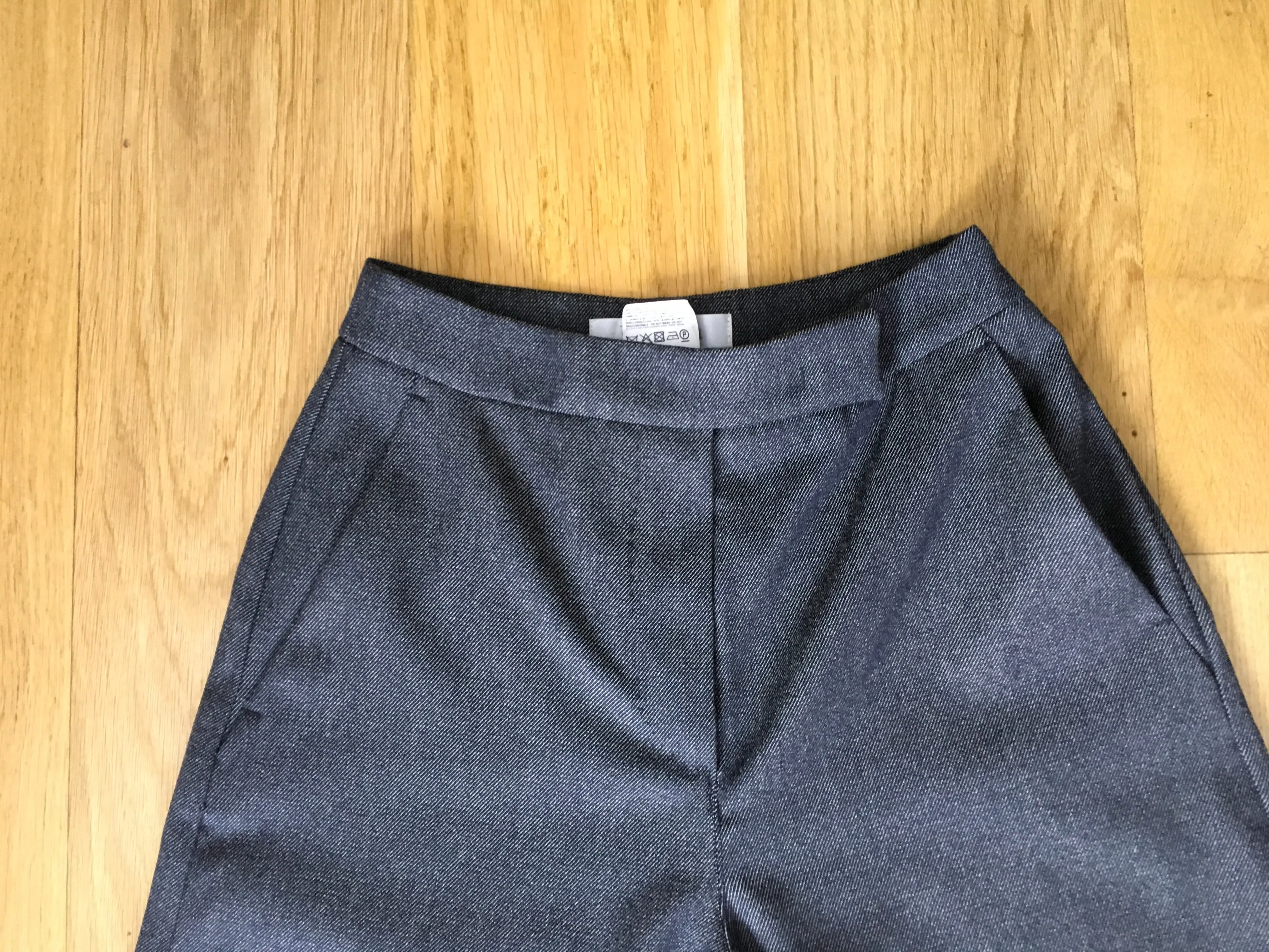 MAX MARA REVERE Grey Wool Culottes Pants Trousers Size 32 US 2 UK 4 Ladies