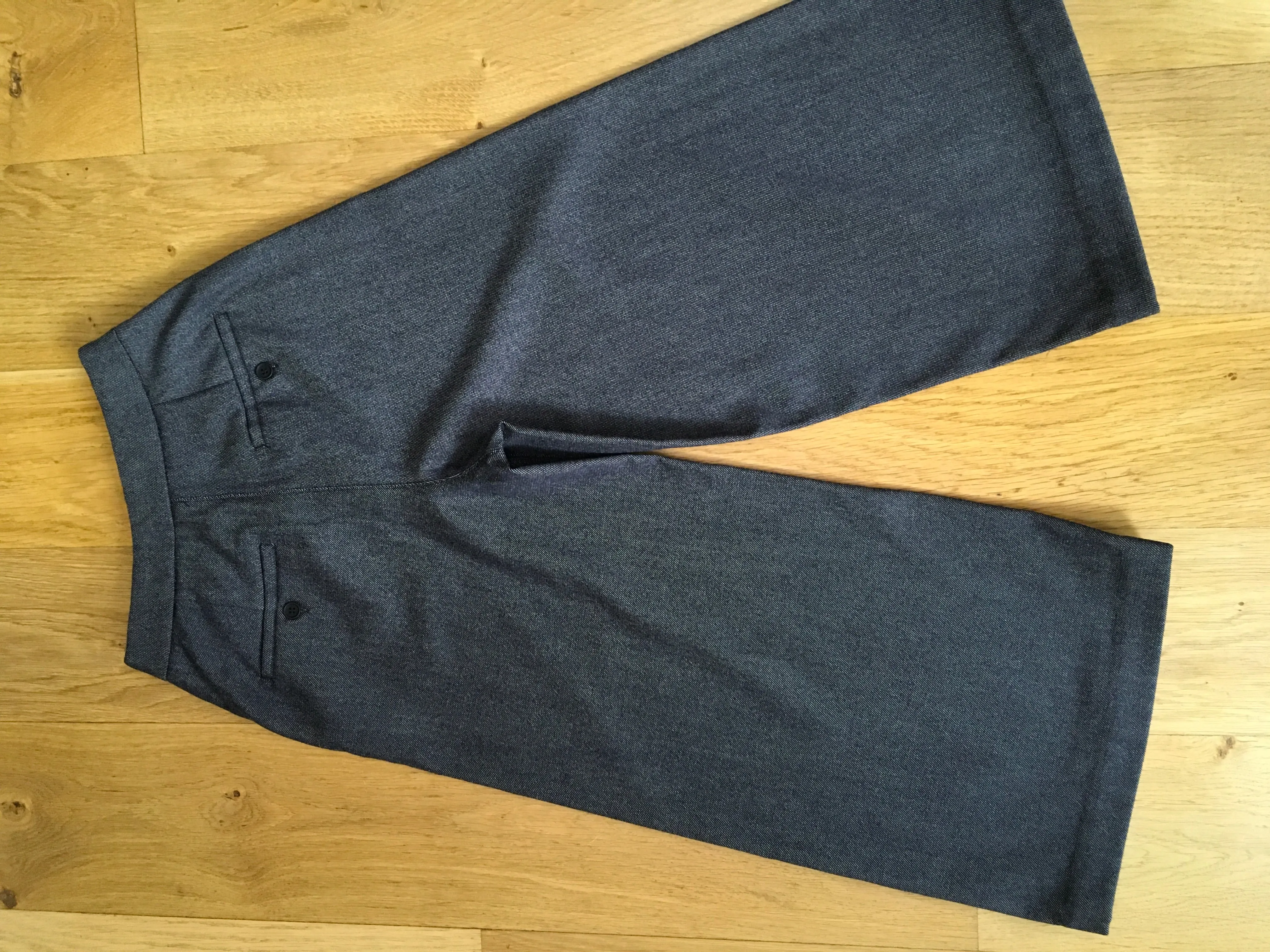 MAX MARA REVERE Grey Wool Culottes Pants Trousers Size 32 US 2 UK 4 Ladies