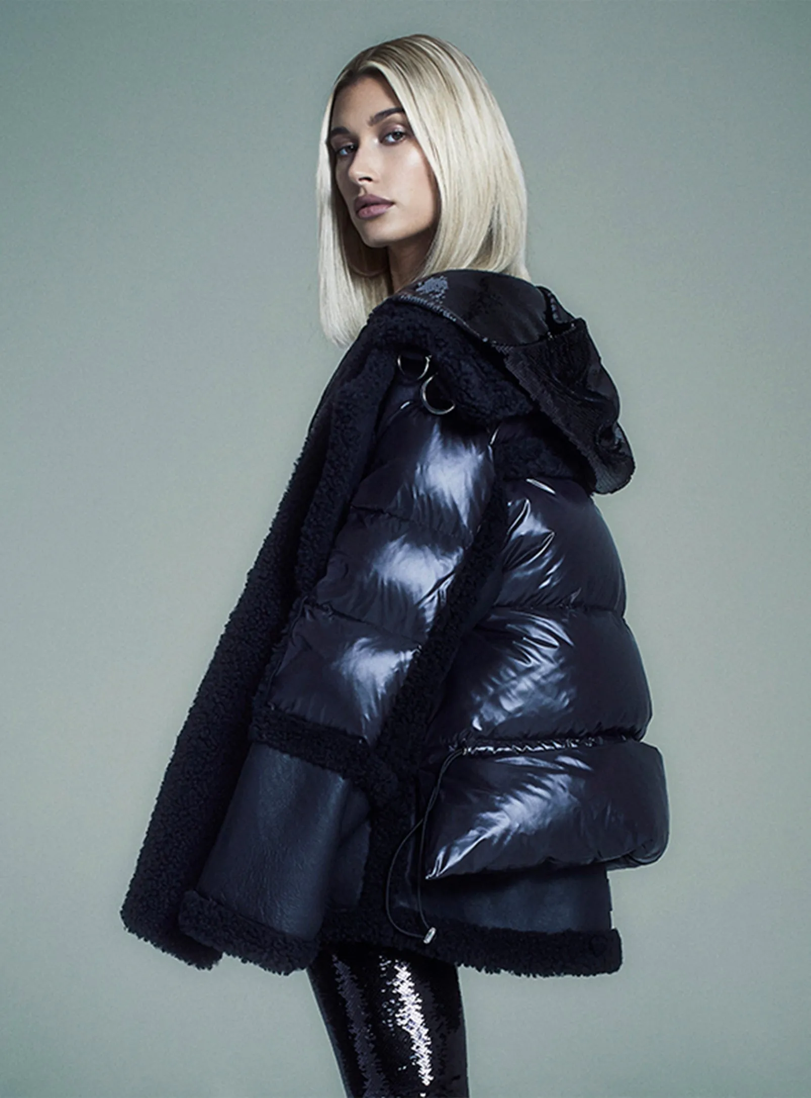 MONTAIGNE  | SHEARLING PUFFER JACKET