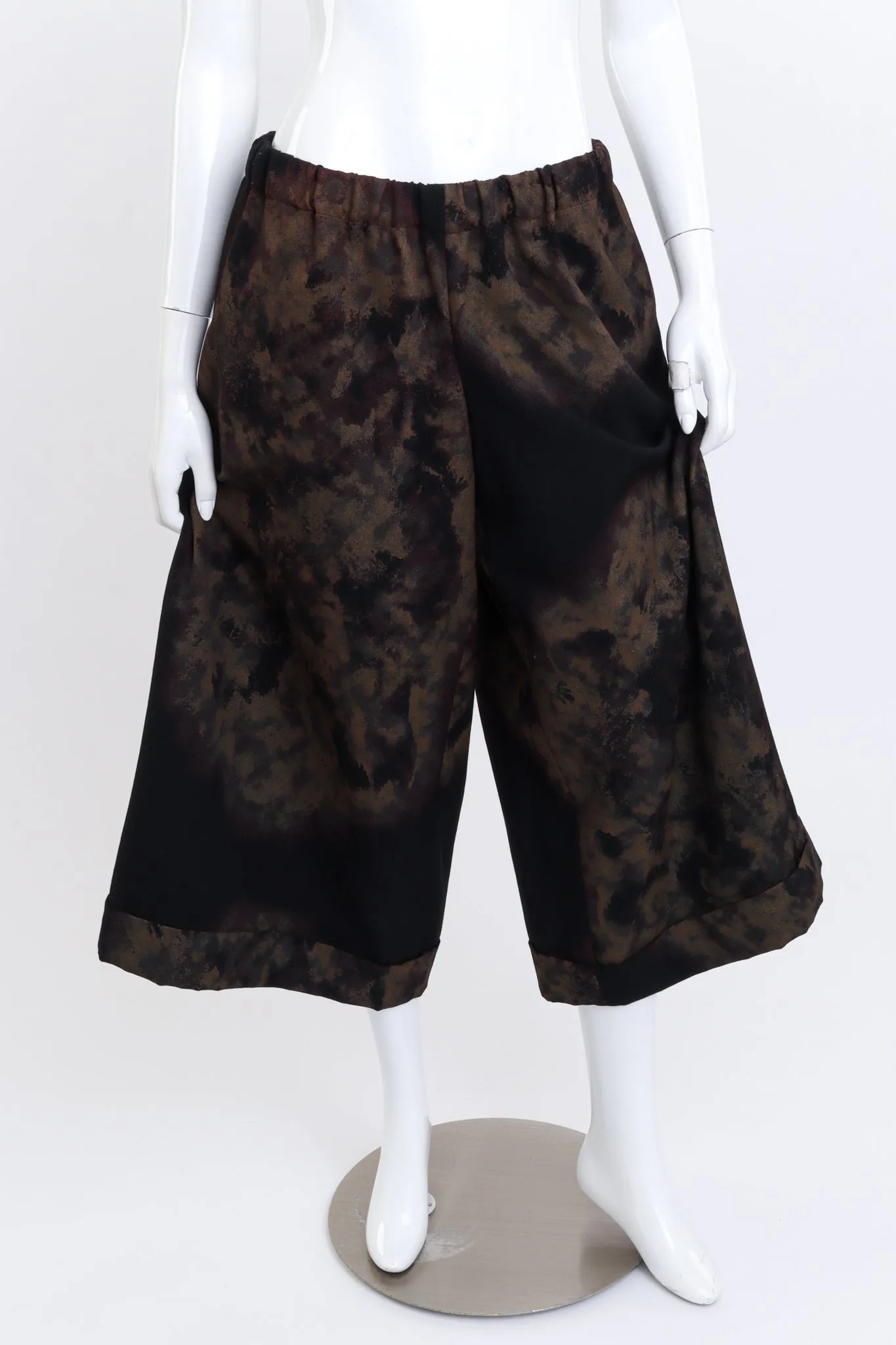 Painted Wool Culottes