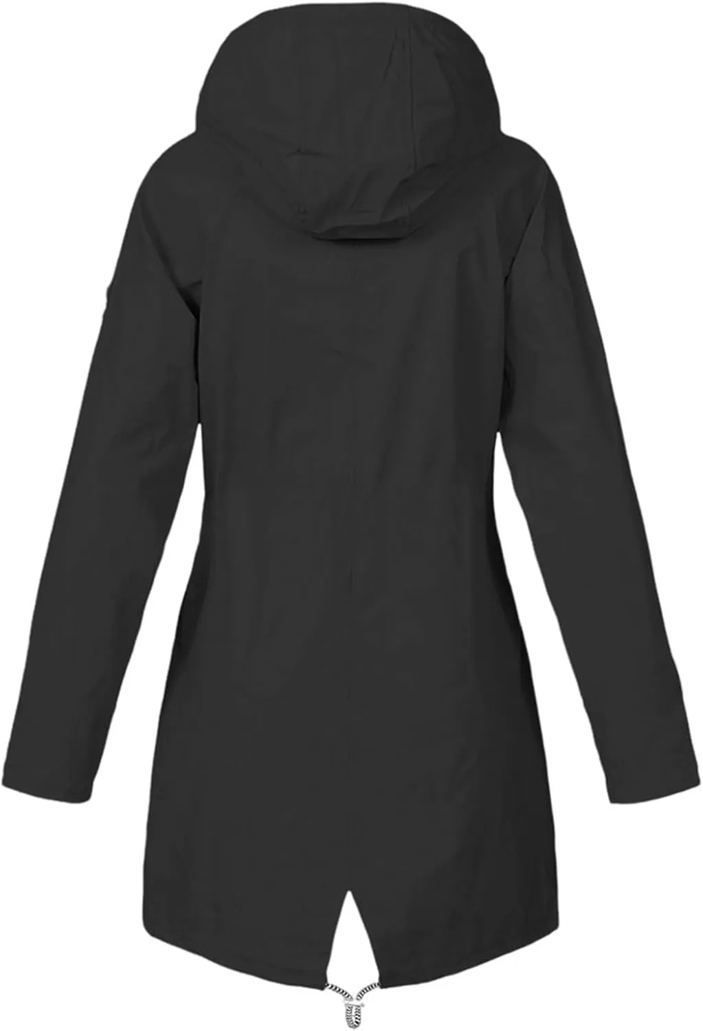Rain Jackets for Women Waterproof with Hood Lightweight Packable Windbreaker Outdoor Trench Coat Travel Jacket