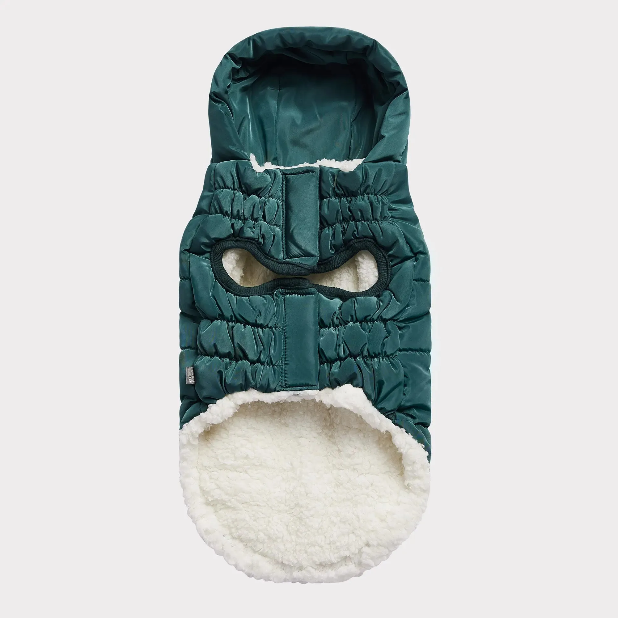 The Puff Dog Parka | Teal