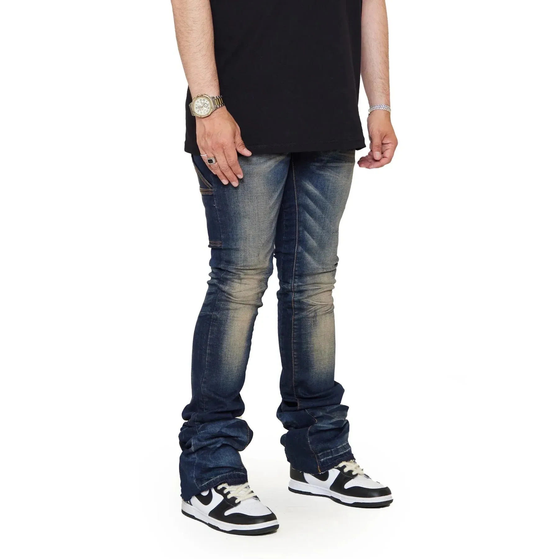 Valabasas Super Stacked "Achilles" Denim Jean
