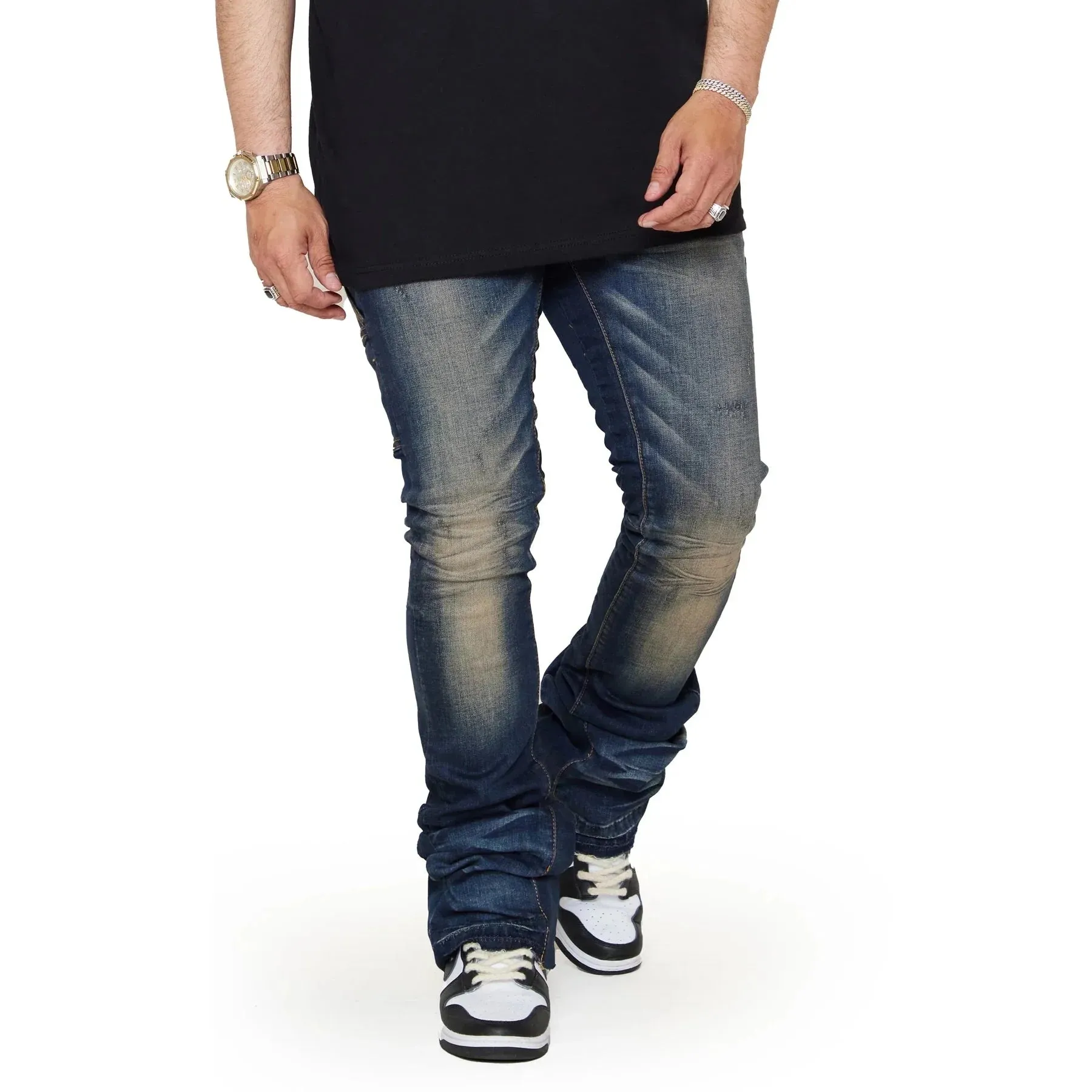 Valabasas Super Stacked "Achilles" Denim Jean