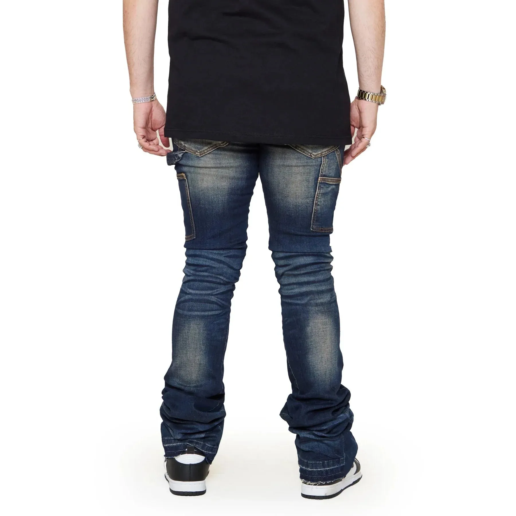 Valabasas Super Stacked "Achilles" Denim Jean