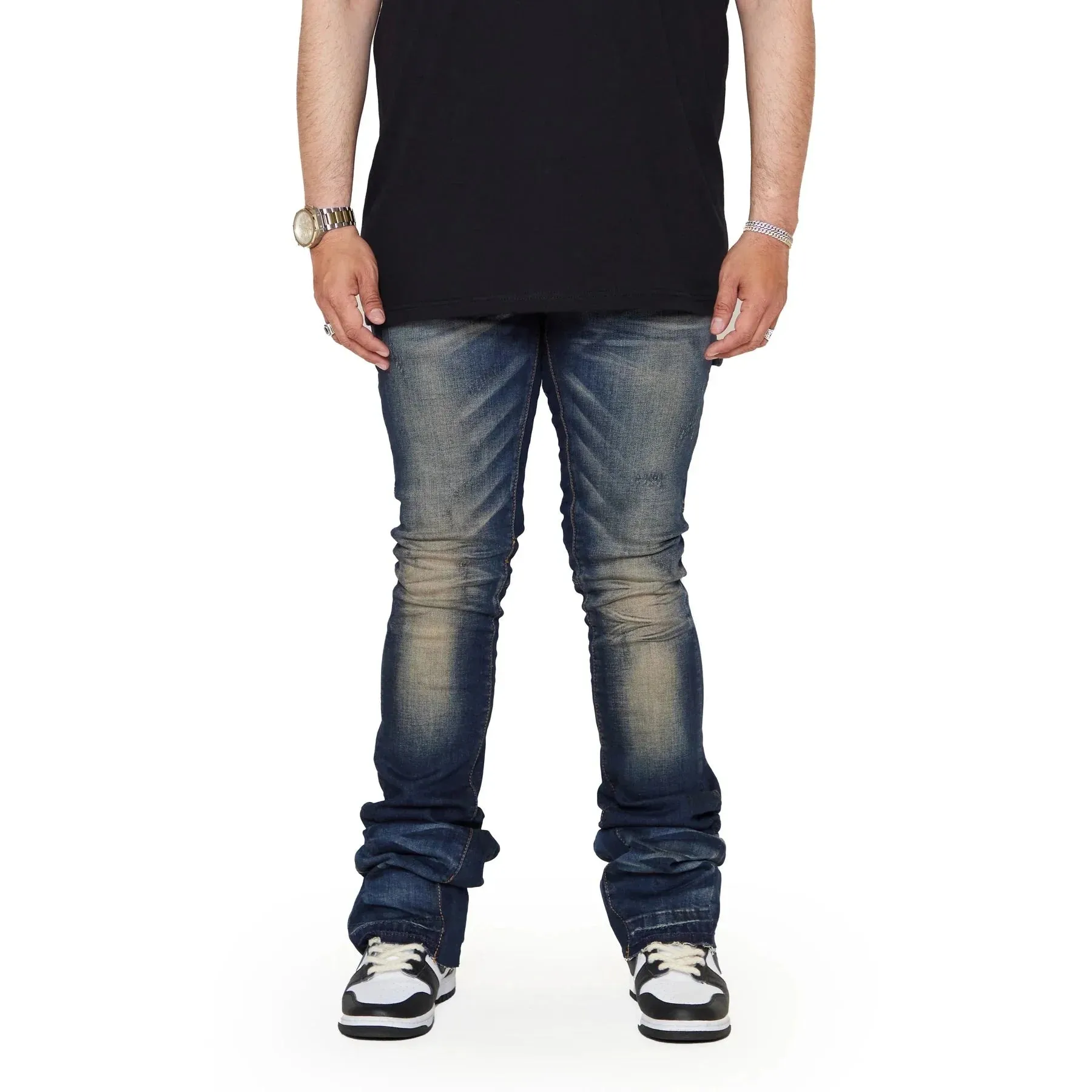 Valabasas Super Stacked "Achilles" Denim Jean