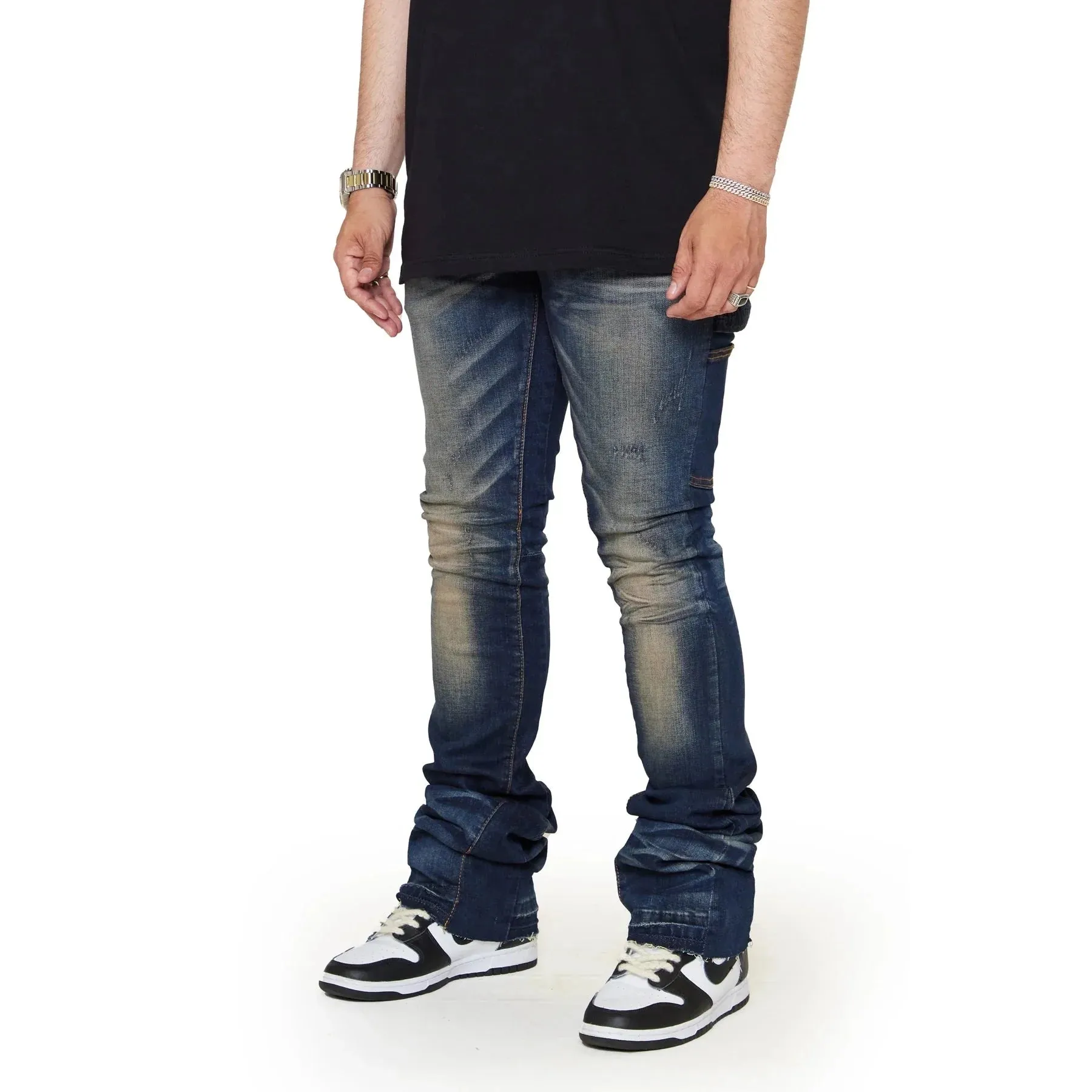 Valabasas Super Stacked "Achilles" Denim Jean
