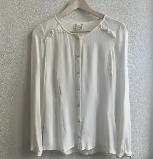 Valerie Ivory Silk Blouse - size EU36