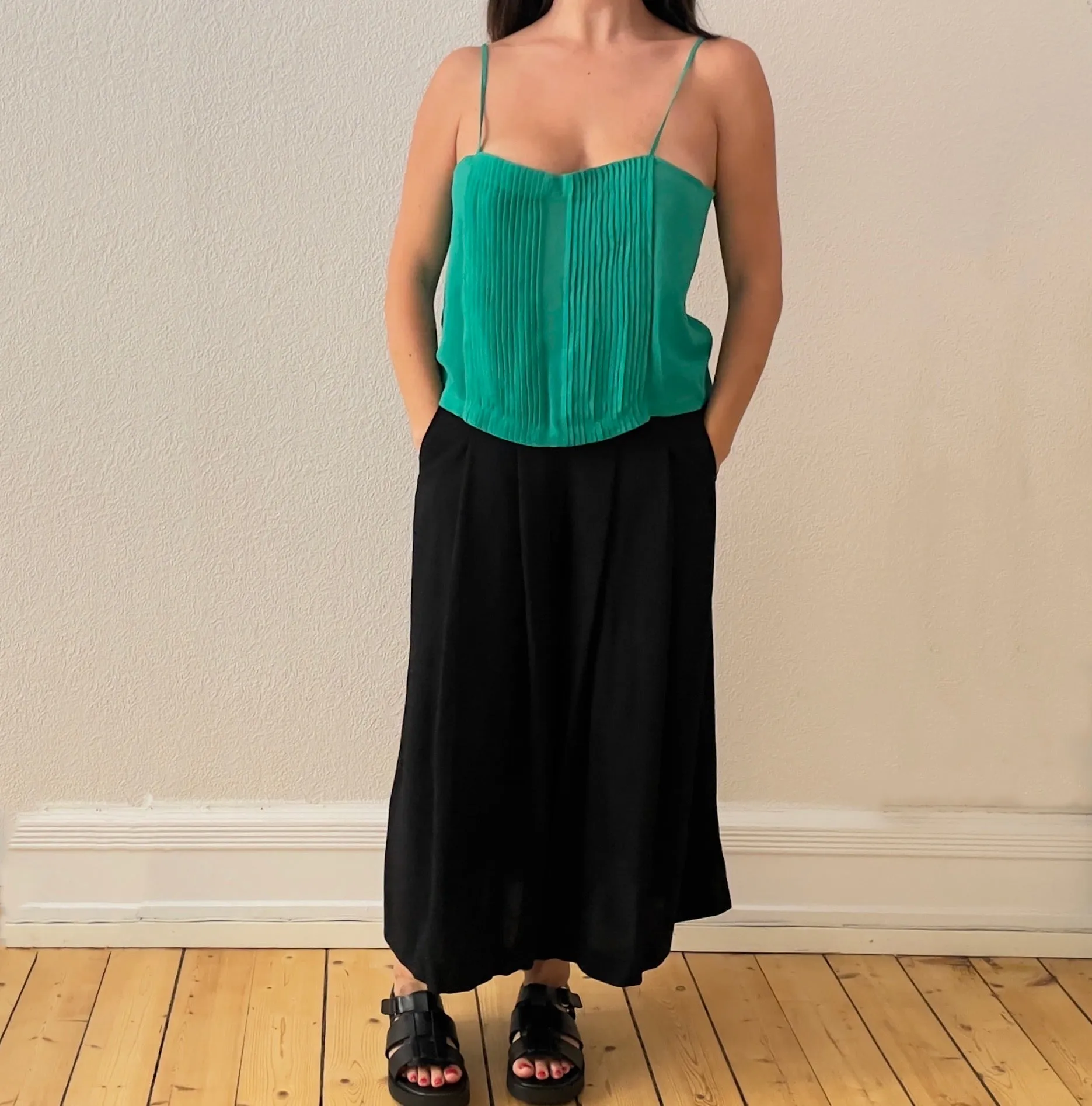 Vintage Black Culottes - Laurél