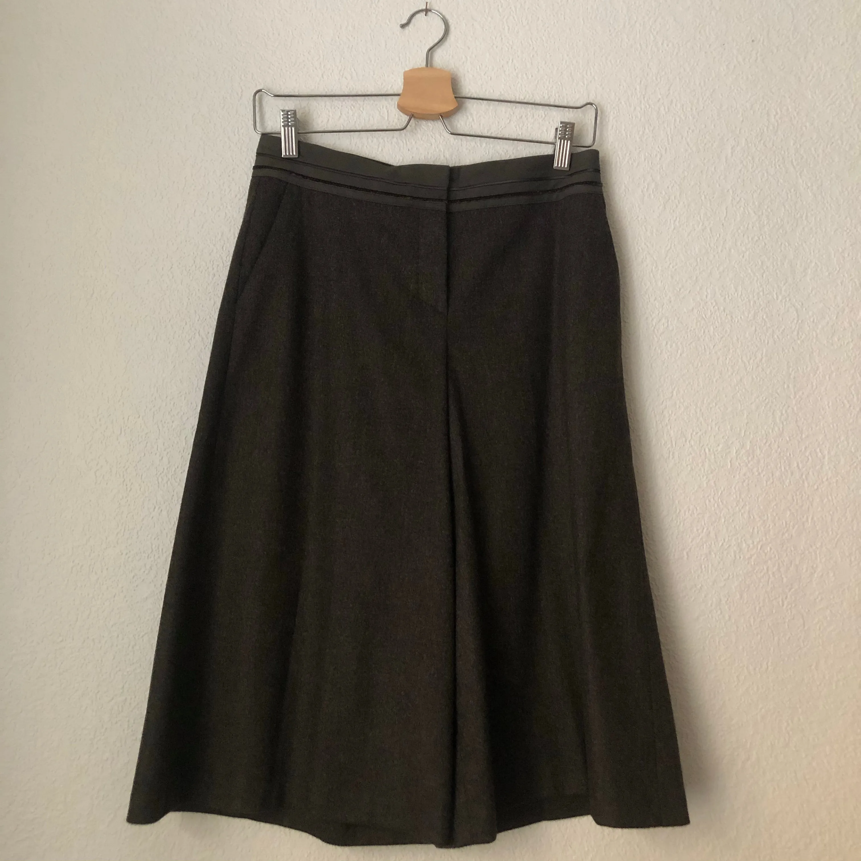 Vintage Brown Wool Culottes