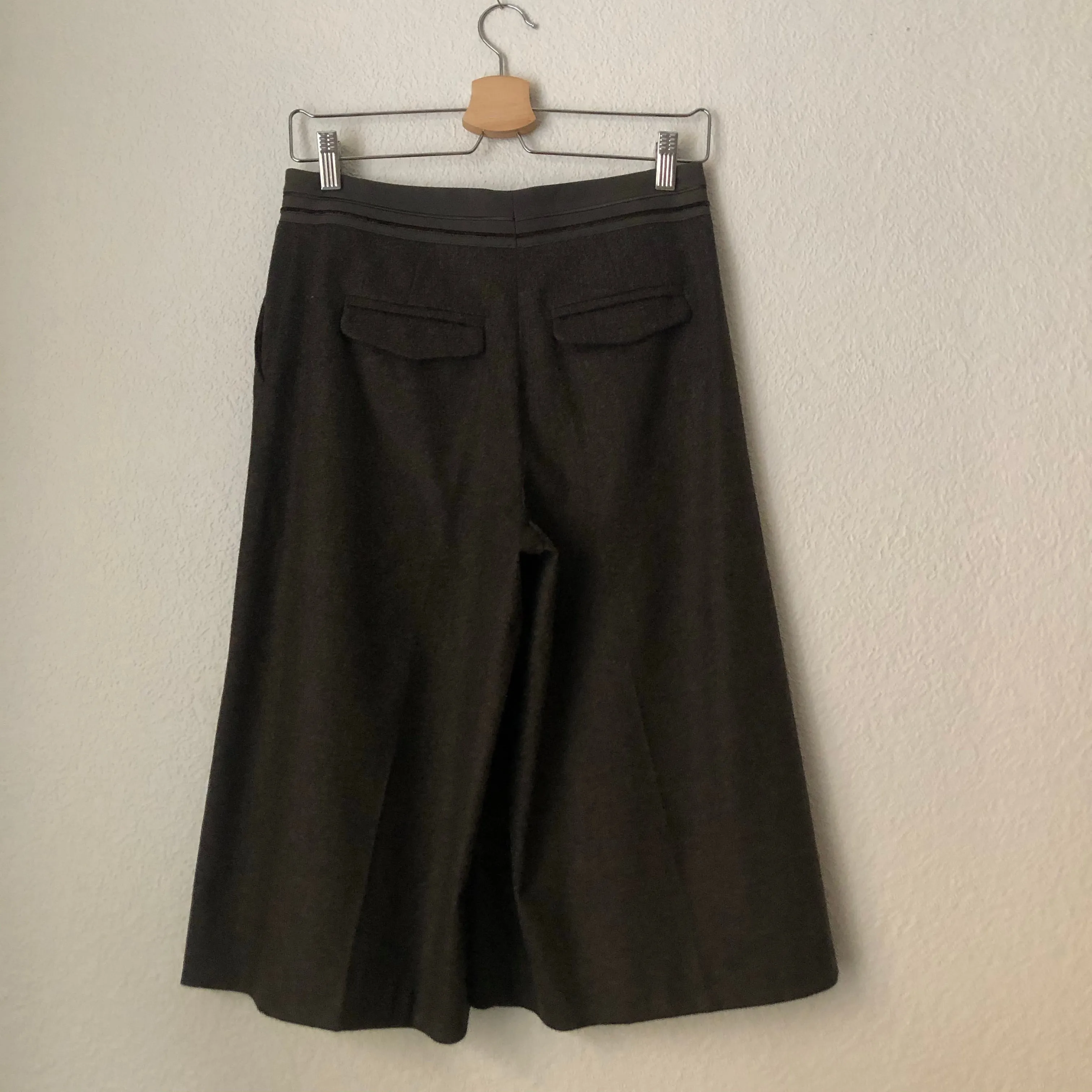 Vintage Brown Wool Culottes